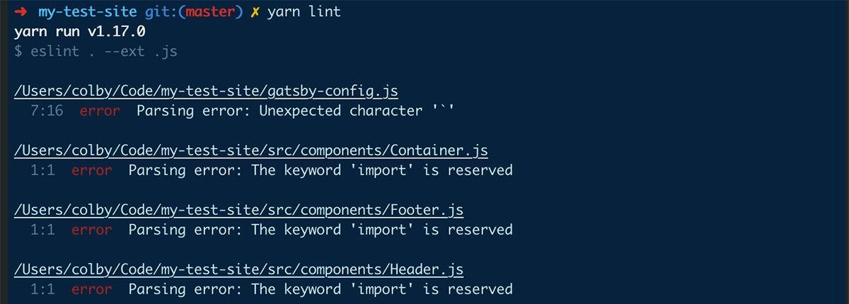 Set Up Git hooks with husky and lint-staged . Linting on changed files ...