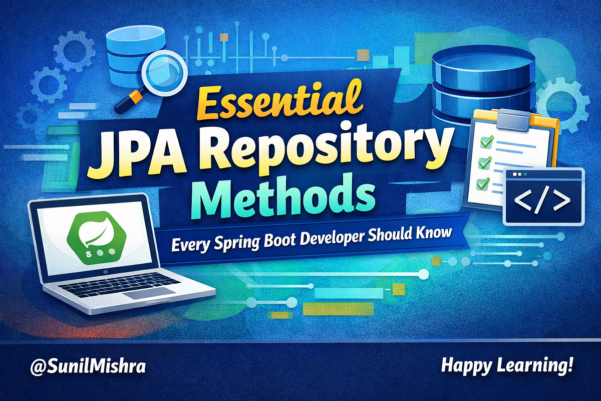 Essential JPA Repository Methods Every Spring Boot Developer Should ...