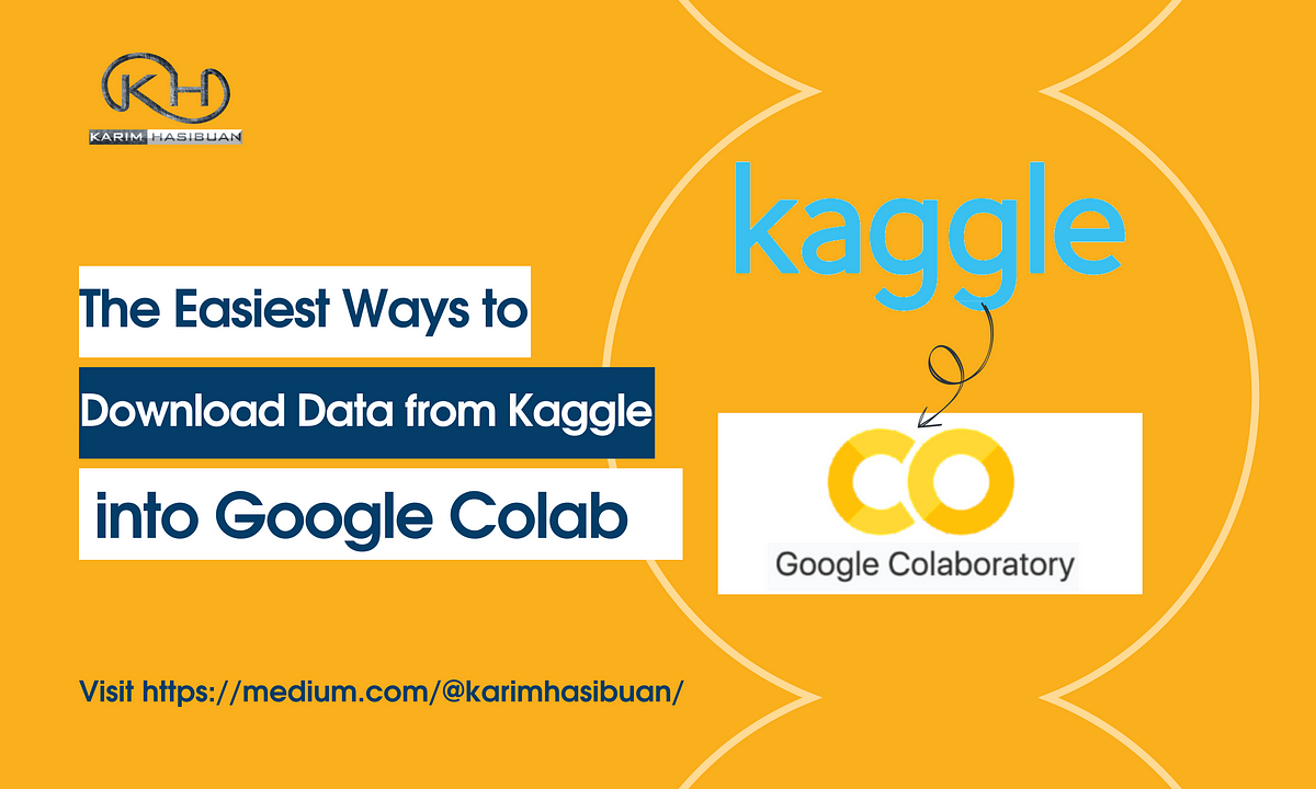 The easiest ways to download data from kaggle into google colab you