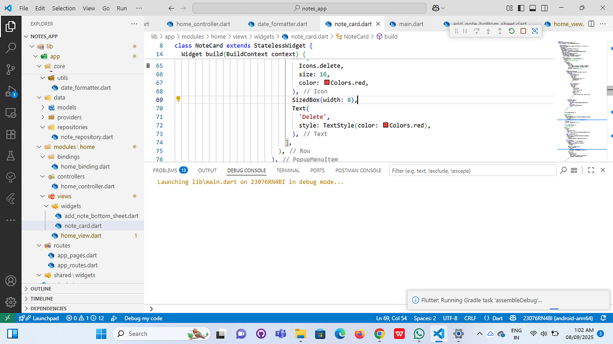 Building a Professional Notes App in Flutter: SQLite + GetX + MVC ...