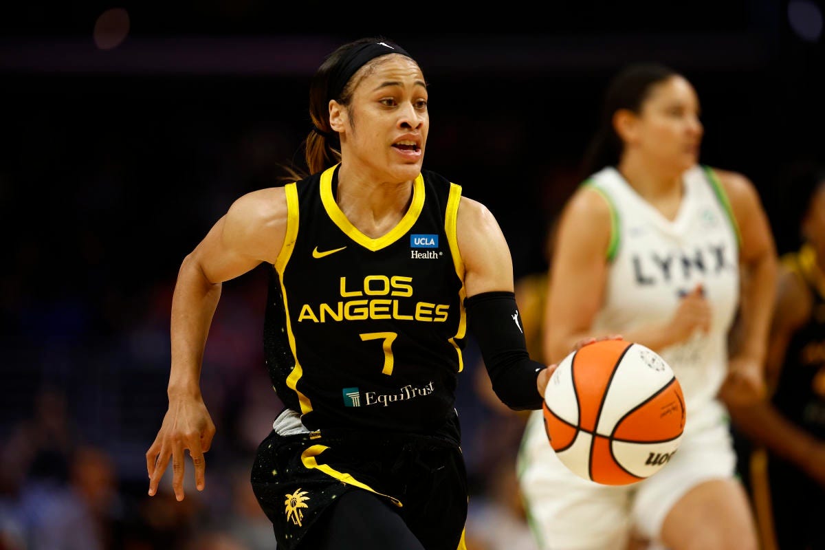 Sparks guard Lexie Brown is shining in L.A., now with championship