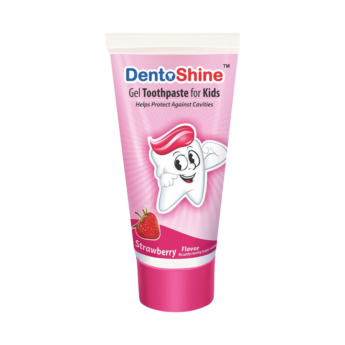 Baby Toothpaste Strawberry Flavor Dento Shine Dento Shine Medium