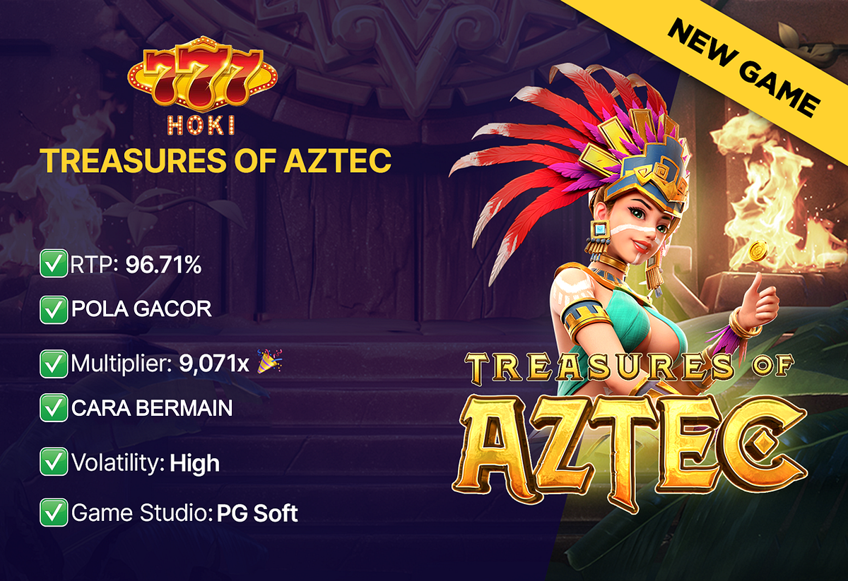 Bosen Kala?? Caba Main Aja Di Treasures of Aztec Dengan Pola Gacor Yang ...