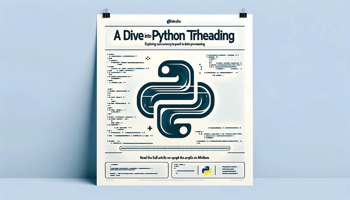 A dive into Python threading.. A week ago, I started a project to get ...