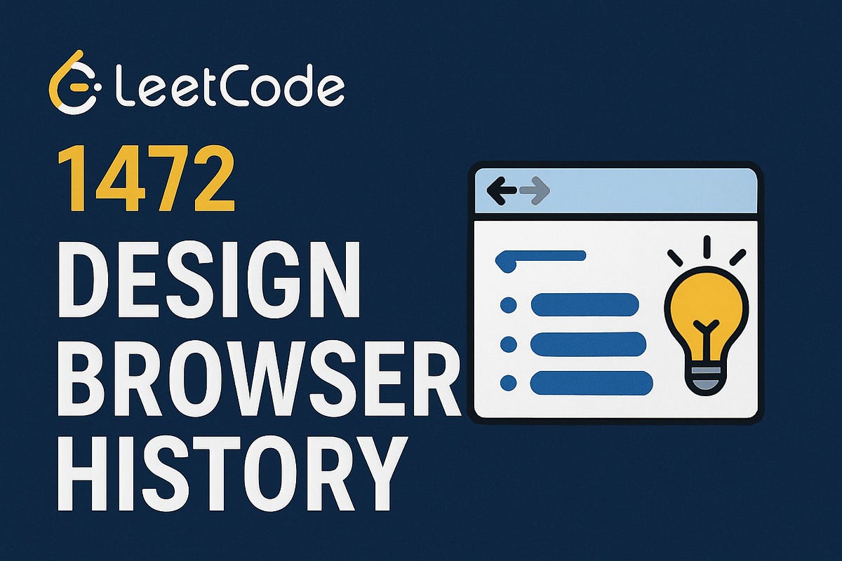 Leetcode 1472 | Design Browser History in C++ | Vector | Stack | Cpp ... image.