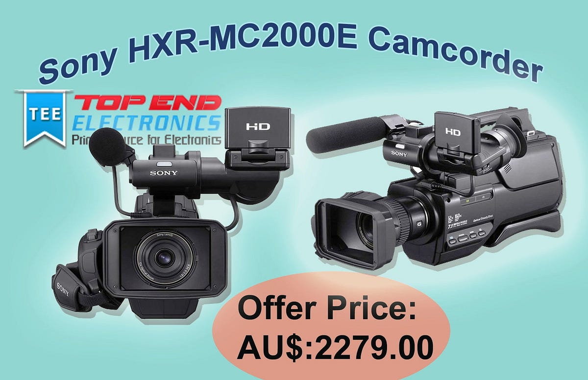 Sony HXRMC2000E Camcorder . Sony HXRMC2000E by TopEndElectronics AU