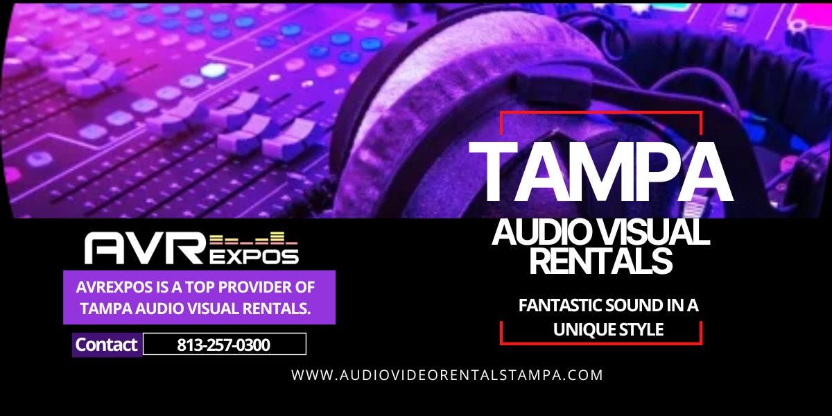 Tampa Audio Visual Rentals. LED Video Wall and Audio Visual Rentals