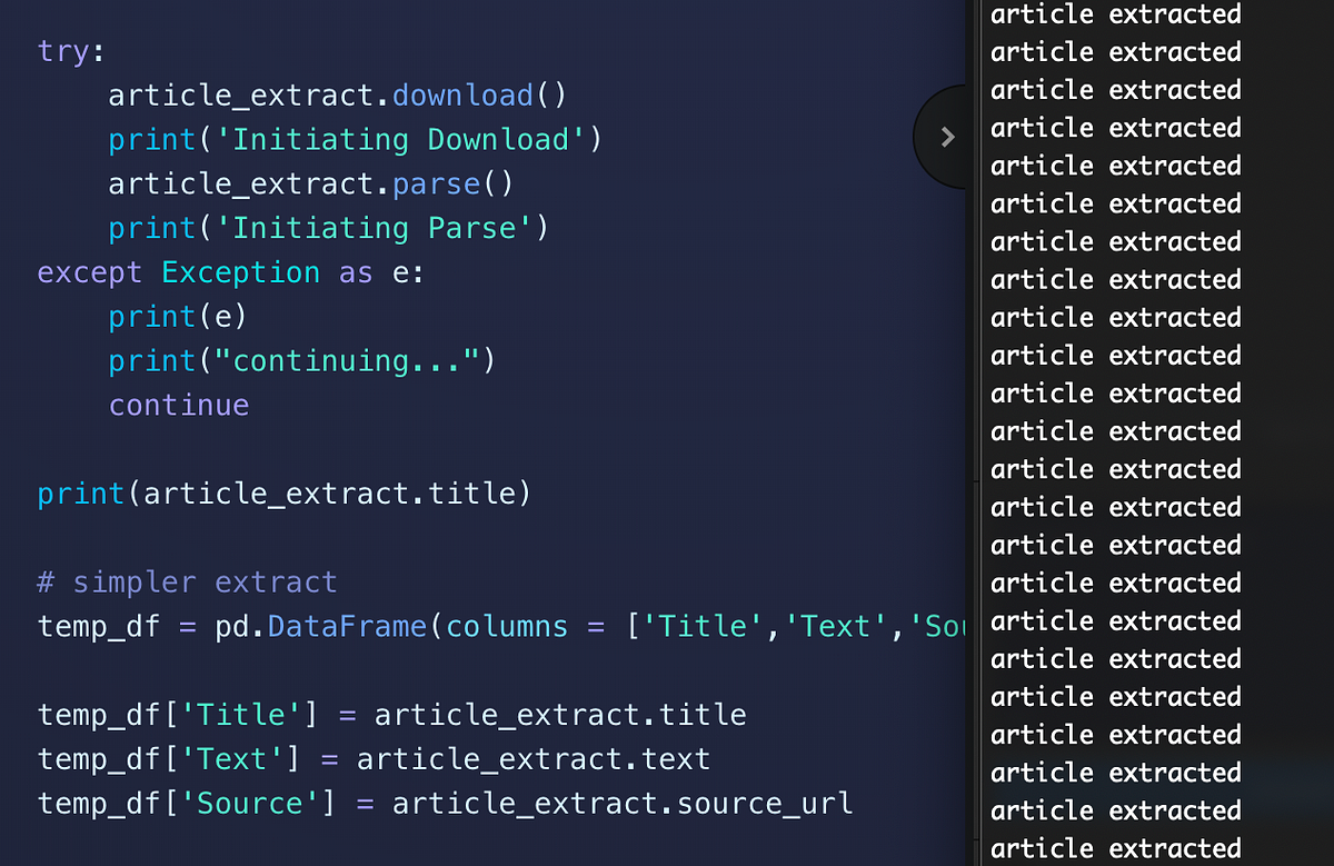 The Easy Way to Web Scrape Articles Online | by Andrew Berry | Towards ...