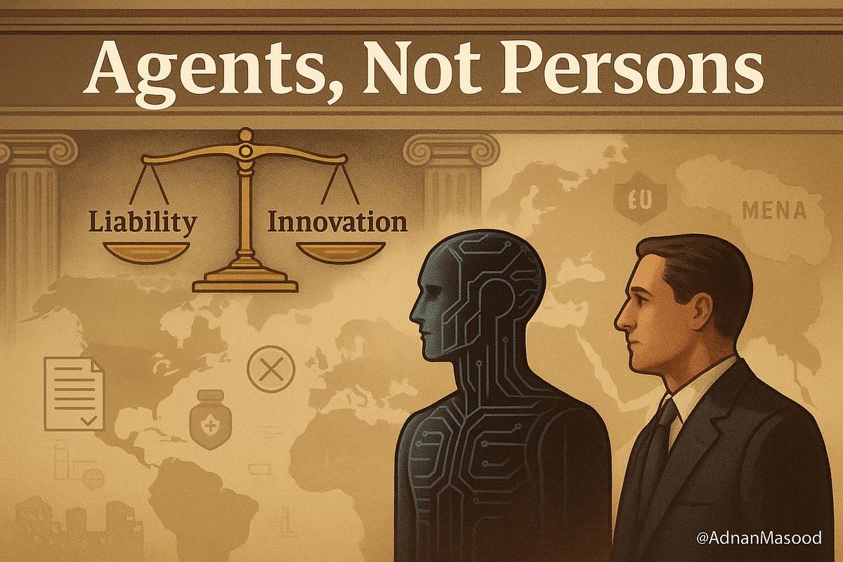 Legal & Policy Futures for AI Agents: Personhood, Rights, Liability &  Autonomy | by Adnan Masood, PhD. | Medium
