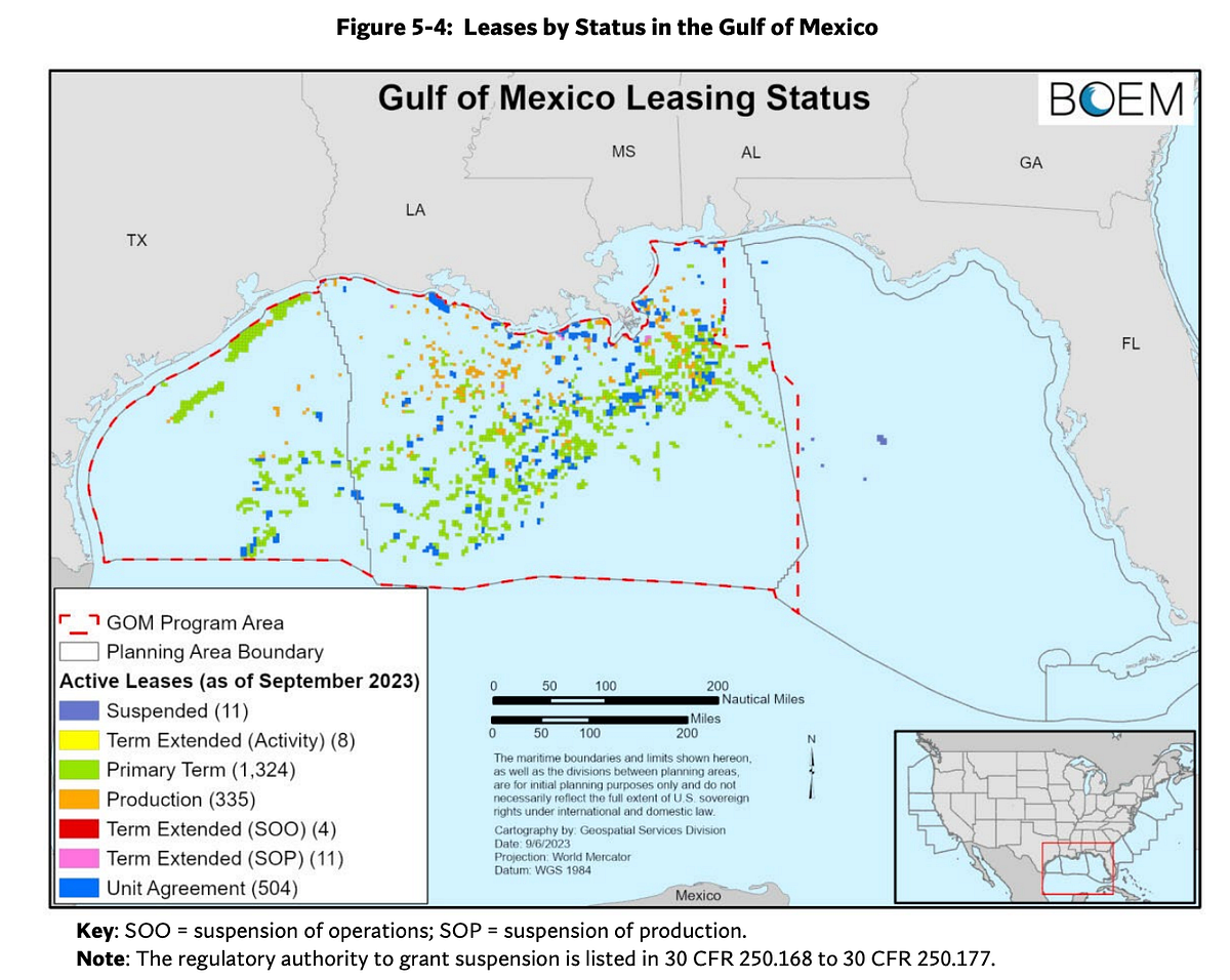 8 Images that summarize Biden’s Oil Drilling Leases in the Gulf of
