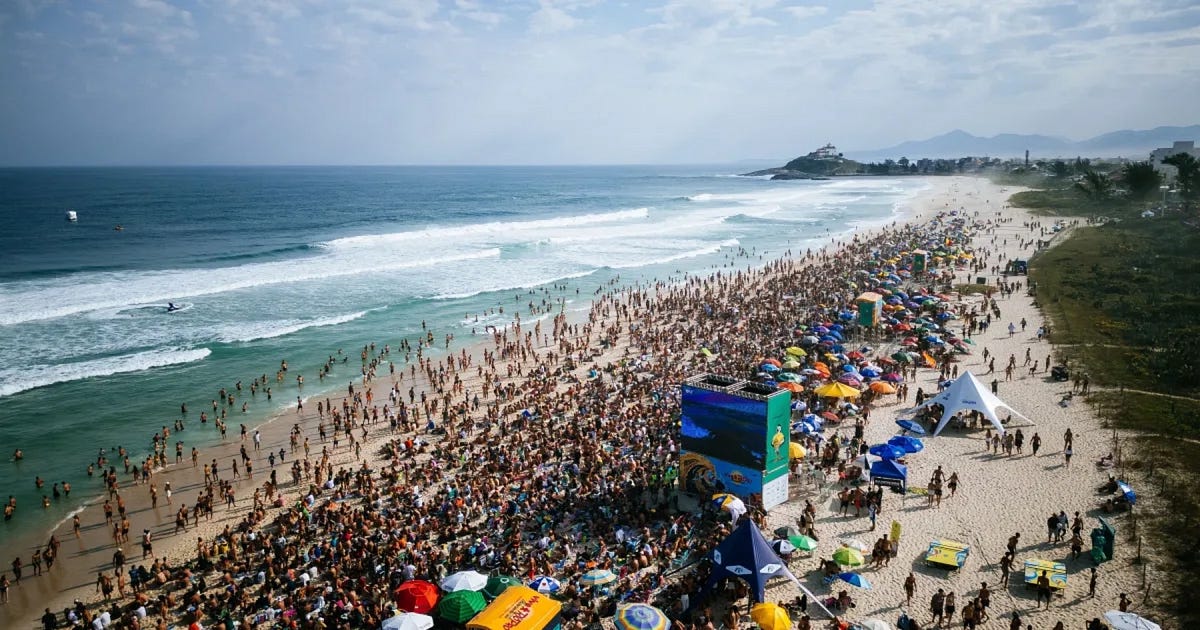 Saquarema during the Wsl CT | Photo: World Surf League