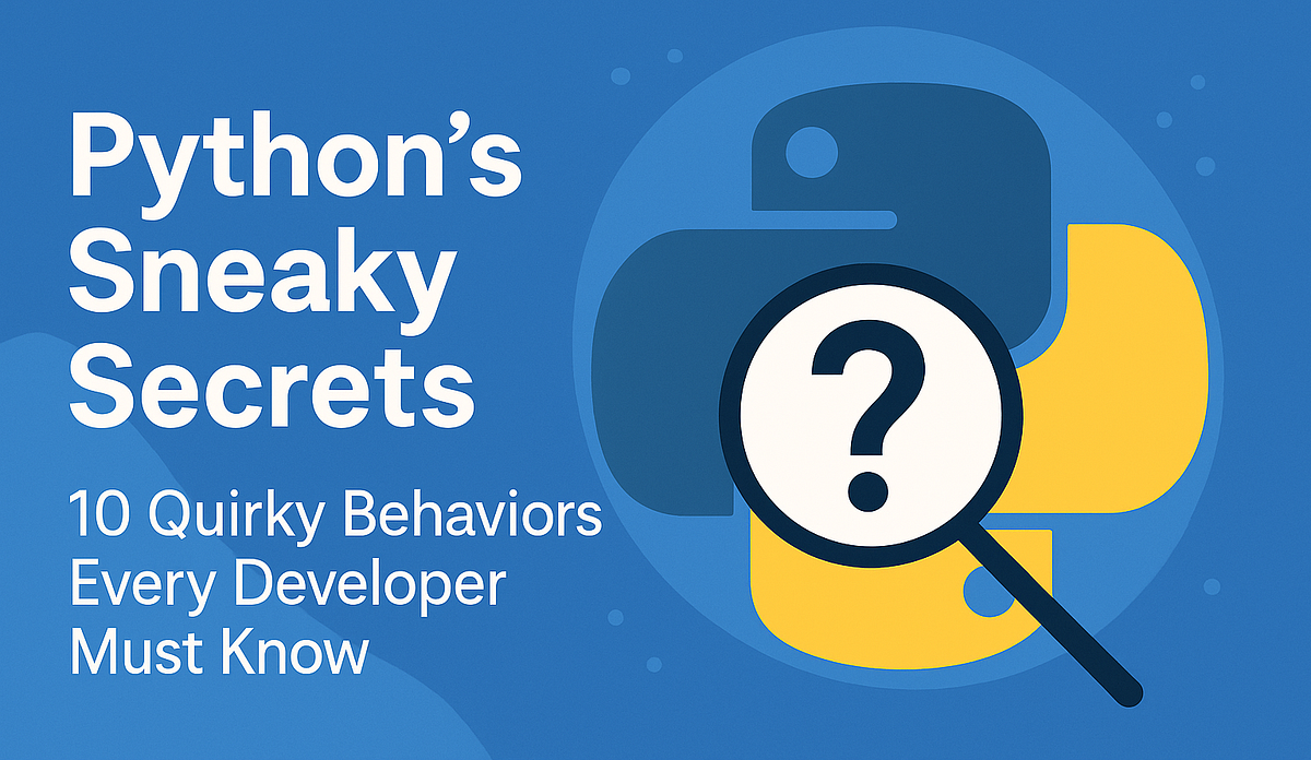 Python’s Sneaky Secrets: 10 Quirky Behaviors Every Developer Must Know ...