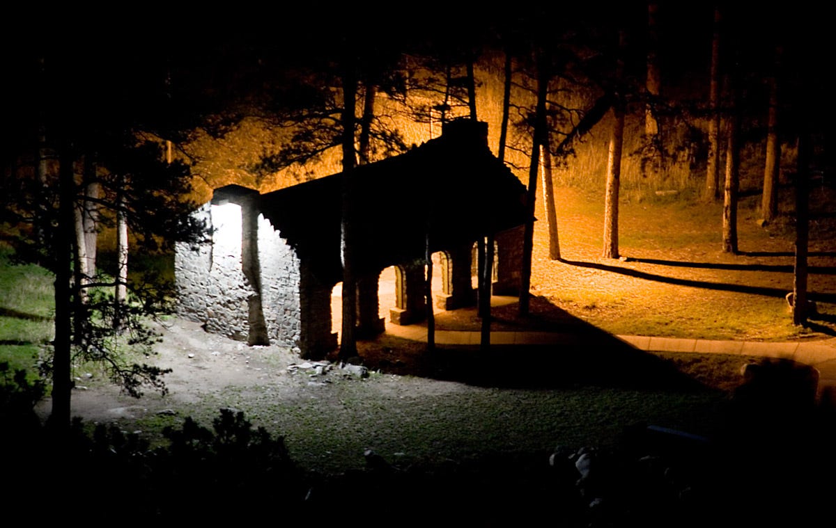 Where light meets shadow and painful memories reside