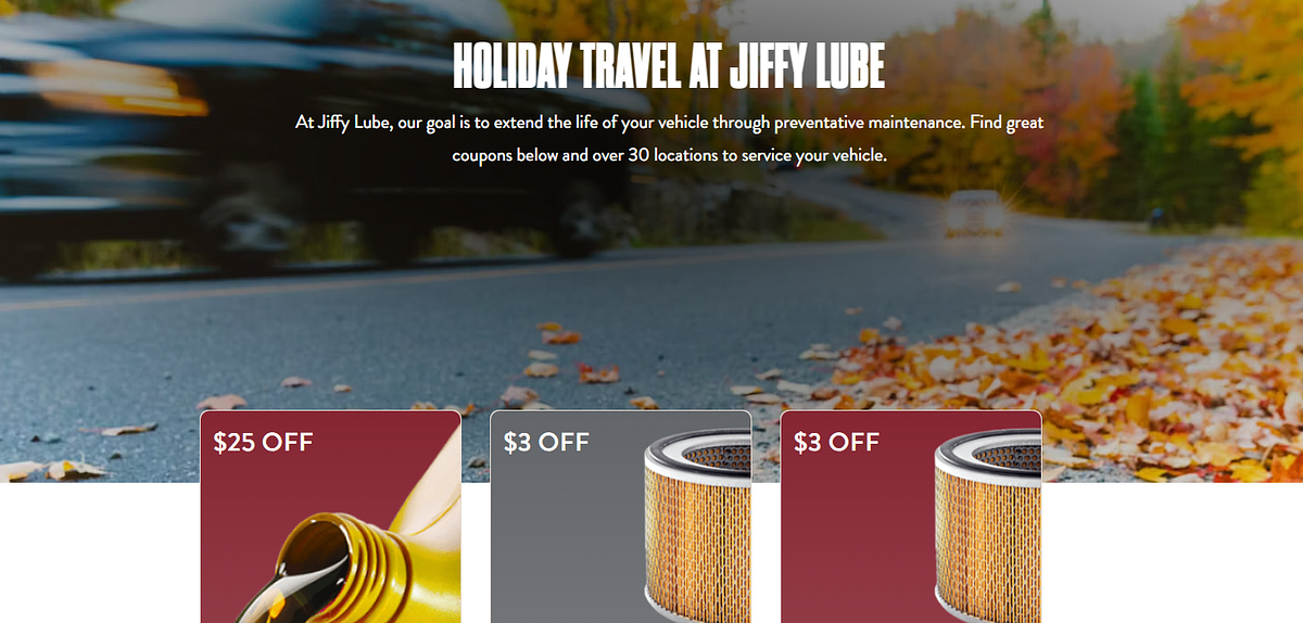 Jiffy Lube Synthetic Oil Change Coupon April 2024 by Kanika Rajput