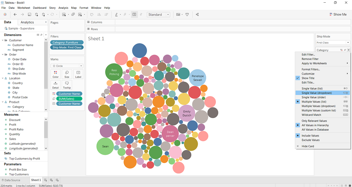 Context Filters in Tableau. Understanding with an example by Akshay