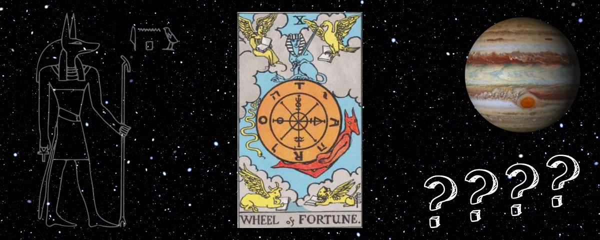 Wheel of Fortune Tarot 🌟 The wheel rises as it falls. Empires turn over.  Money and power change hands. All while the heavens whirl…