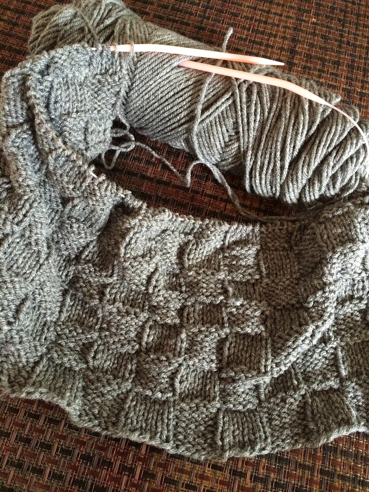 Knitting from the Heart. A scarf for my mother by Nerima Roberts