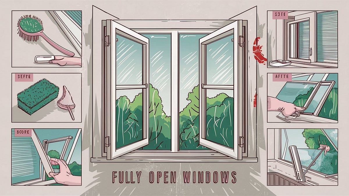 How To Fully Open Upvc Window For Cleaning
