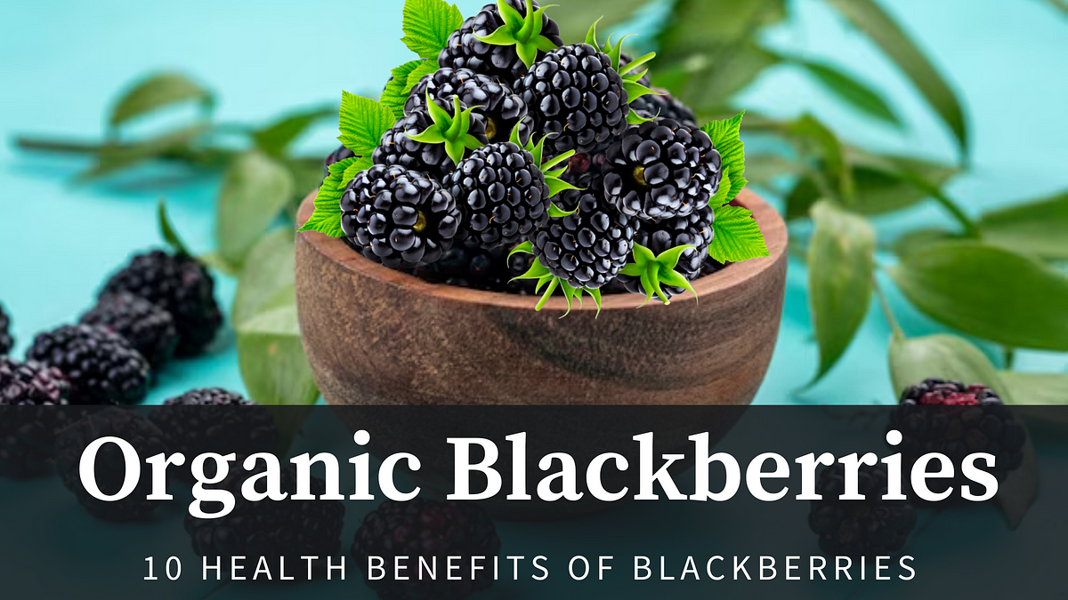 Top health benefits of organic blackberries by Angela jones Dec