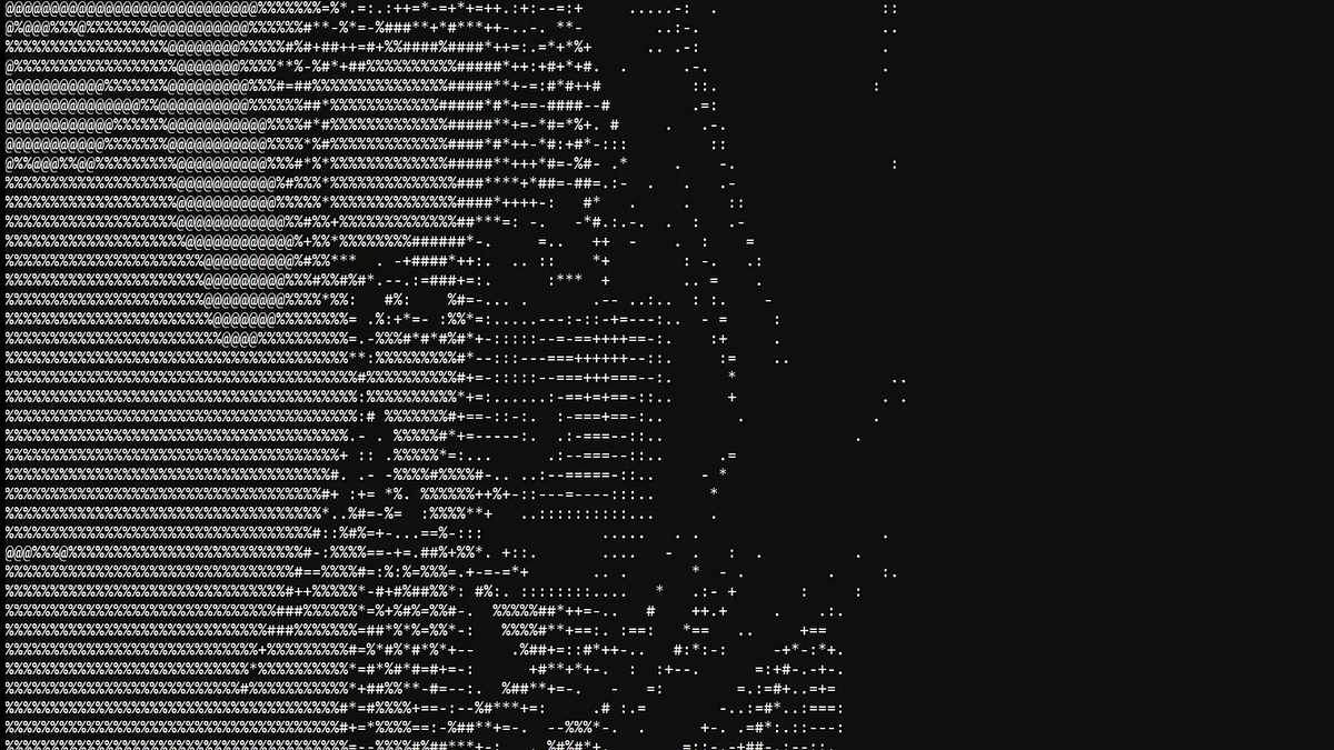 How I Turned Images into ASCII Art Using Python | by Ram Gopal Reddy ...
