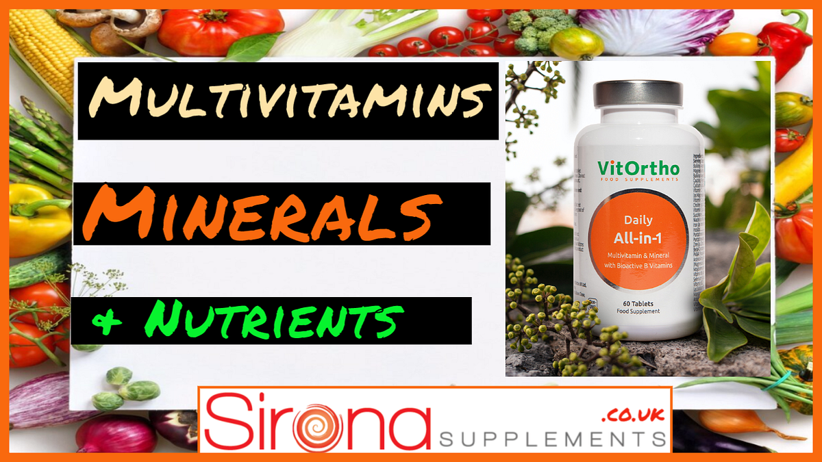 liquid vitamins, minerals and nutritional supplementation by
