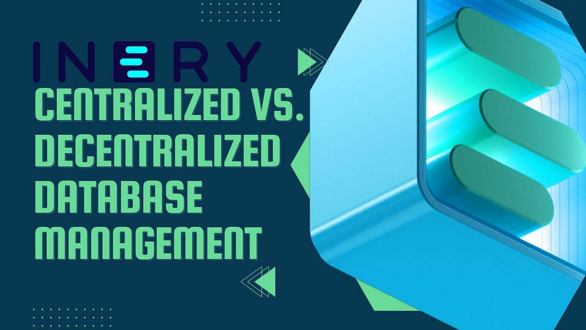 Centralized VS. Decentralized Database Management | by Metamoonshots ...