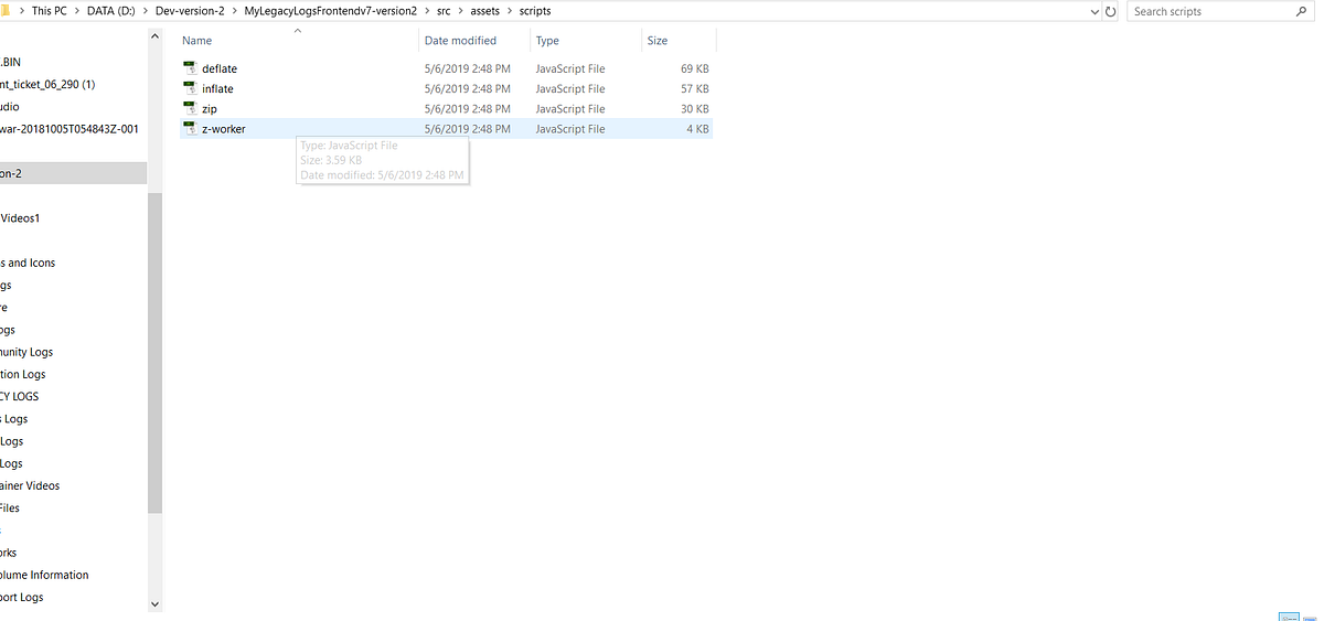 Q) How to extract JSON data from Zip file and to send the extracted JSON file to frontend? by