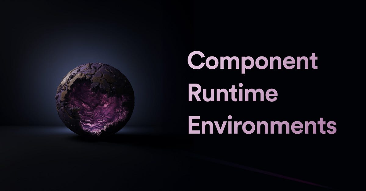 Understanding Component Runtime Environments | by Eden Ella | Bits and ...