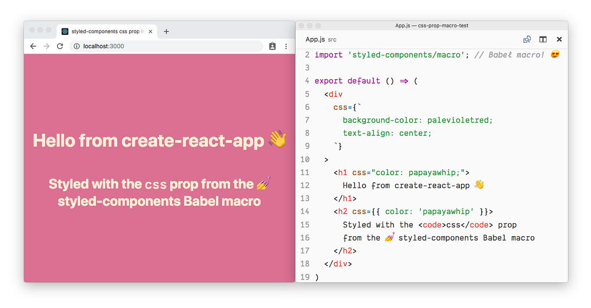 Releasing support for the css prop in create-react-app 💅💖 | by Max ...