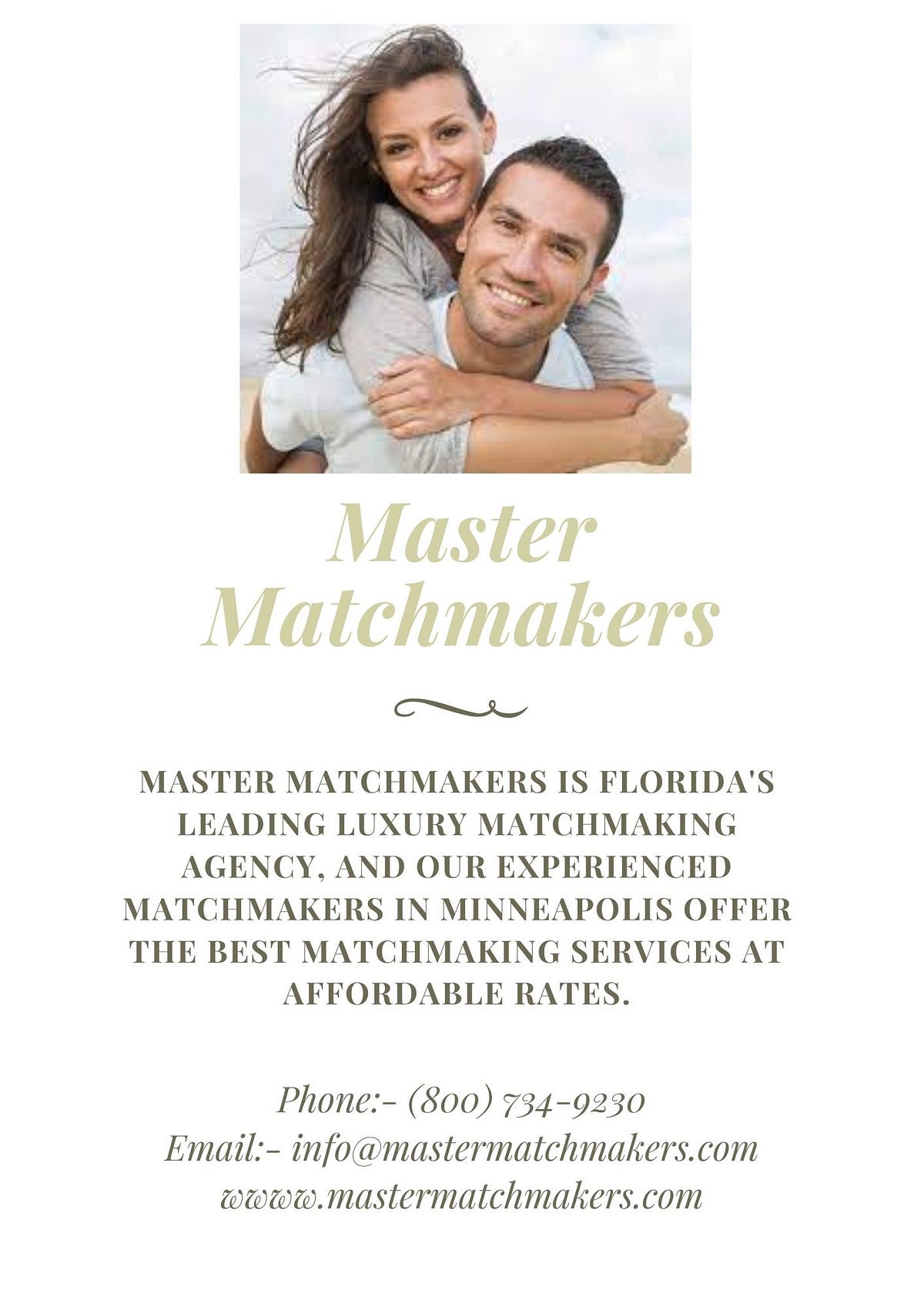 Master Matchmakers Mastermatchmakers Medium