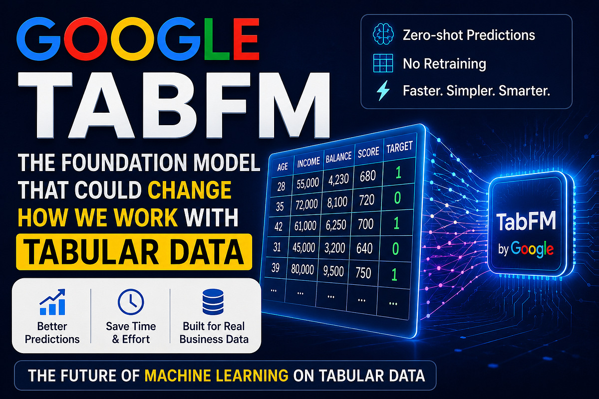 Google TabFM: The Foundation Model That Could Change How We Build Machine Learning on Tabular Data