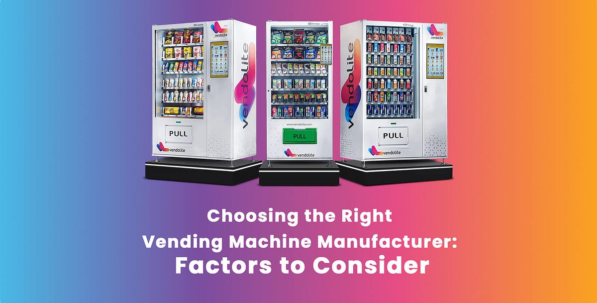 Vending 2024 machine manufacturers