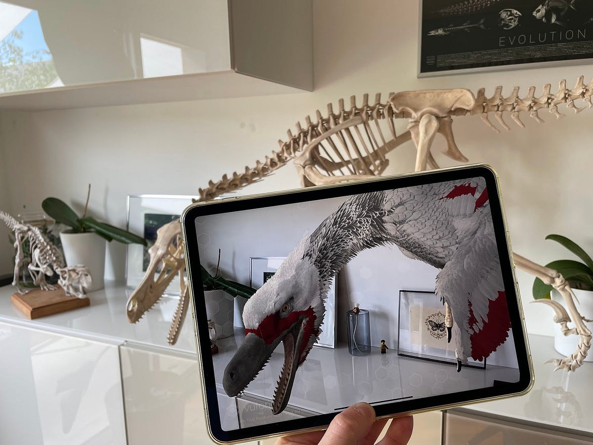 Using Augmented Reality to Bring Dinosaurs Skeletons to Life — a