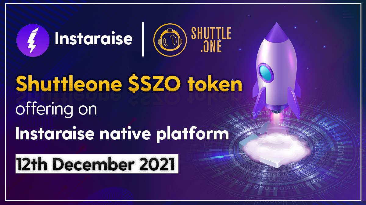 Shuttleone $SZO token offering on Instaraise | by Instaraise ...