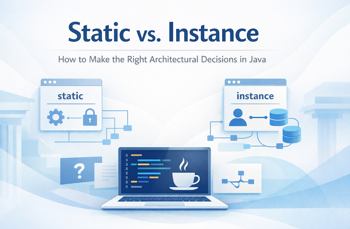 Static vs. Instance: How to Make the Right Architectural Decisions in ...