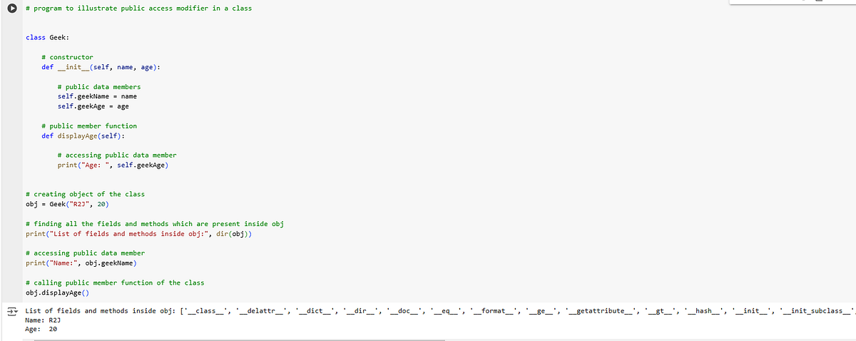 Access Modifiers in Python. Encapsulation is one of the four… | by ...