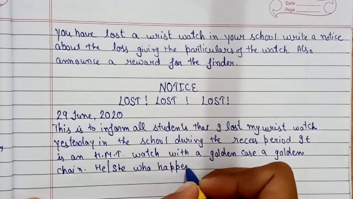 Lost and Found Notice. Losing something is a Stressful feeling… by