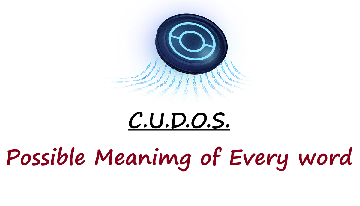 What Does C.U.D.O.S. means ??. We all know Cloud is a decentralised… | by  Sumit Shukla | Medium