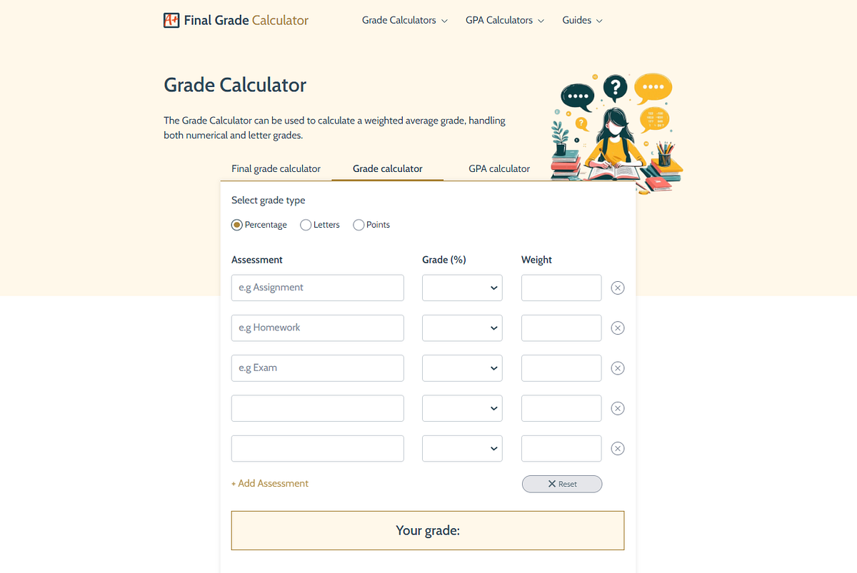 About Grade Calculator. Grade Calculator is a versatile tool… by Final Grade Calculator Medium