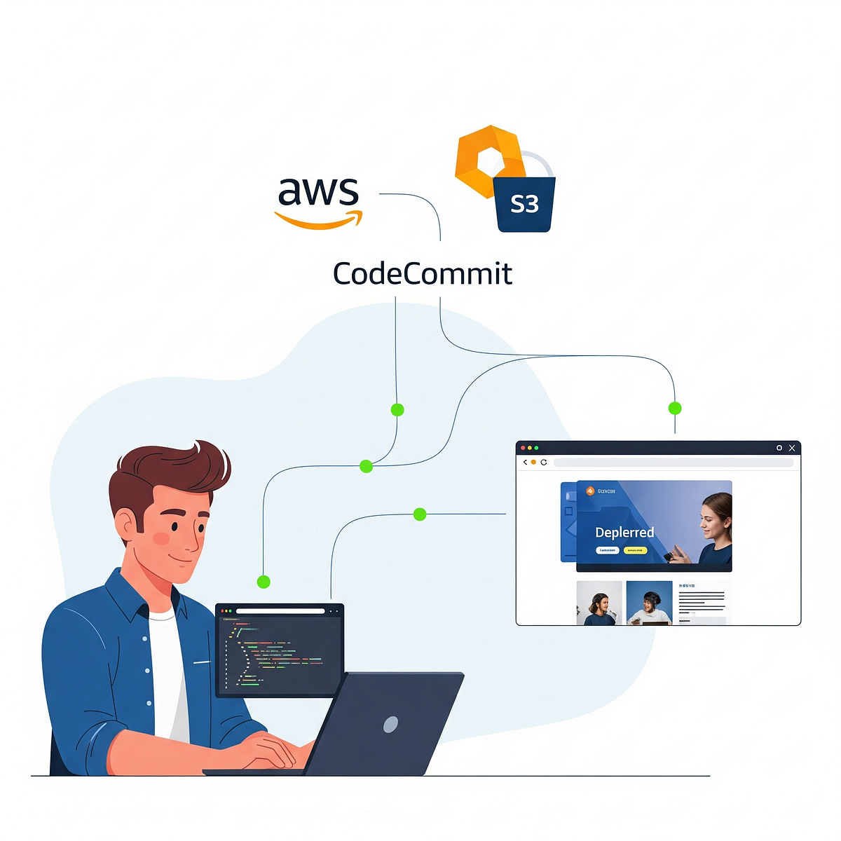 A Beginner’s CI/CD Project: AWS CodePipeline to S3 | by Lakshitha ...