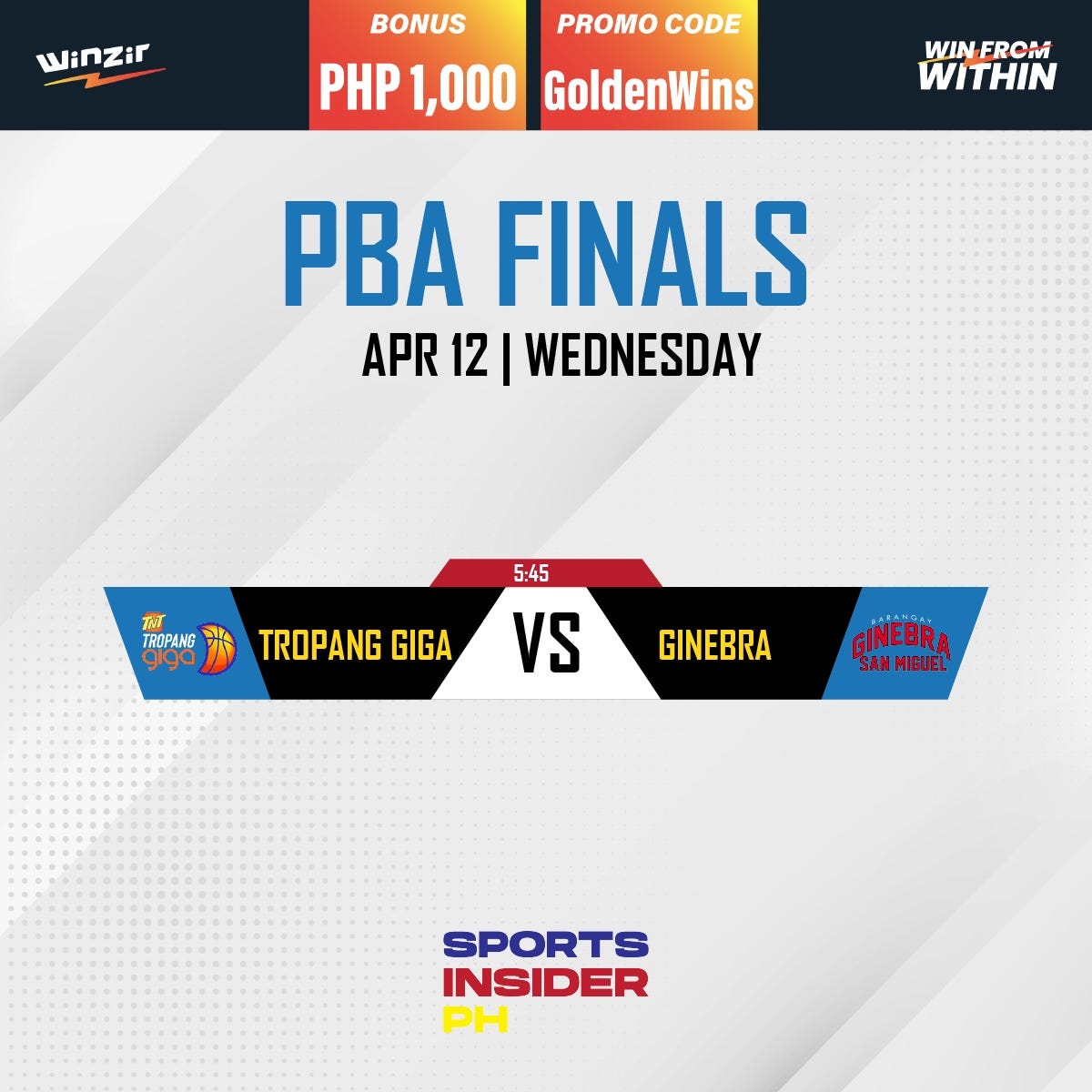 Game 2 PBA Finals April 12, 2023 by sportsinsiderph Medium