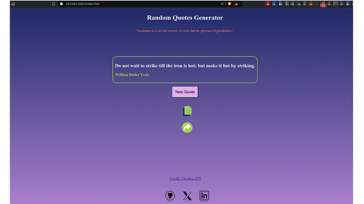 Building a Random Quotes Generator: A Step-by-Step Guide with Code | by ...