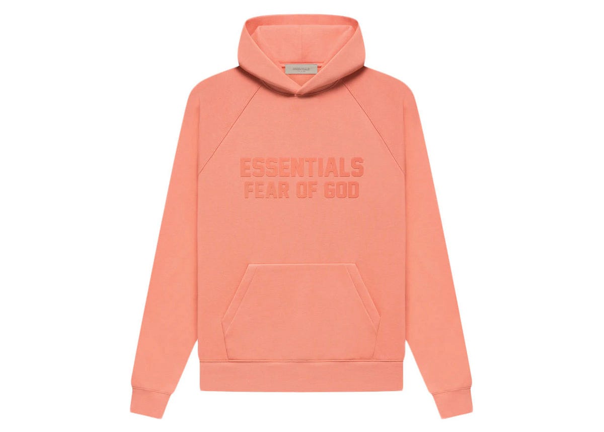 Peach Essential Hoodie - Stardom Jackets - Medium