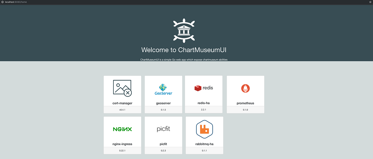 Create private Helm Charts repository with ChartMuseumUI by Ido Braunstain Medium