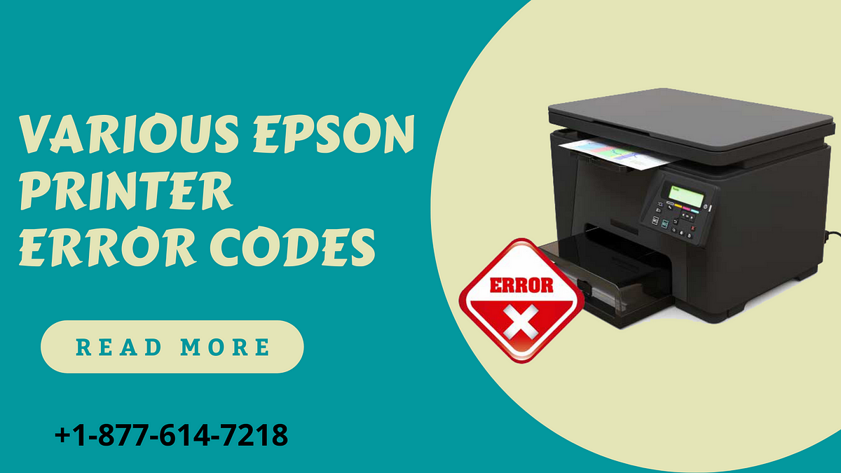 Various Epson Printer Error Codes And Their Solutions By Ira Smith Medium 0787