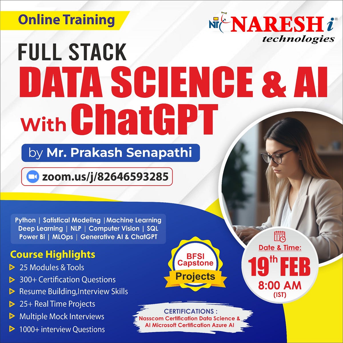 Full stack data science ai with chatgpt online training naresh it