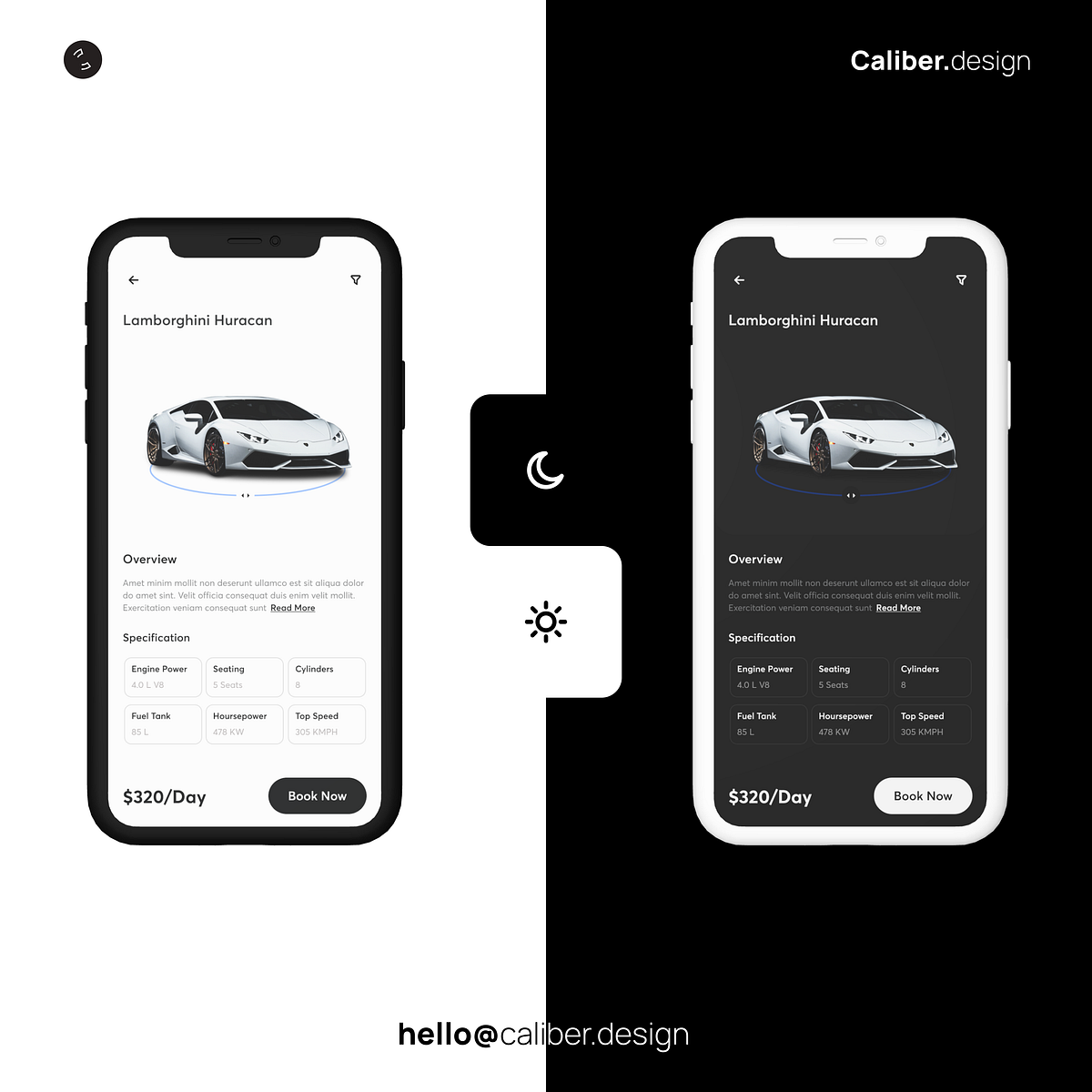 Black and White UIUX. UI/UX stands for user interface and… by Caliber
