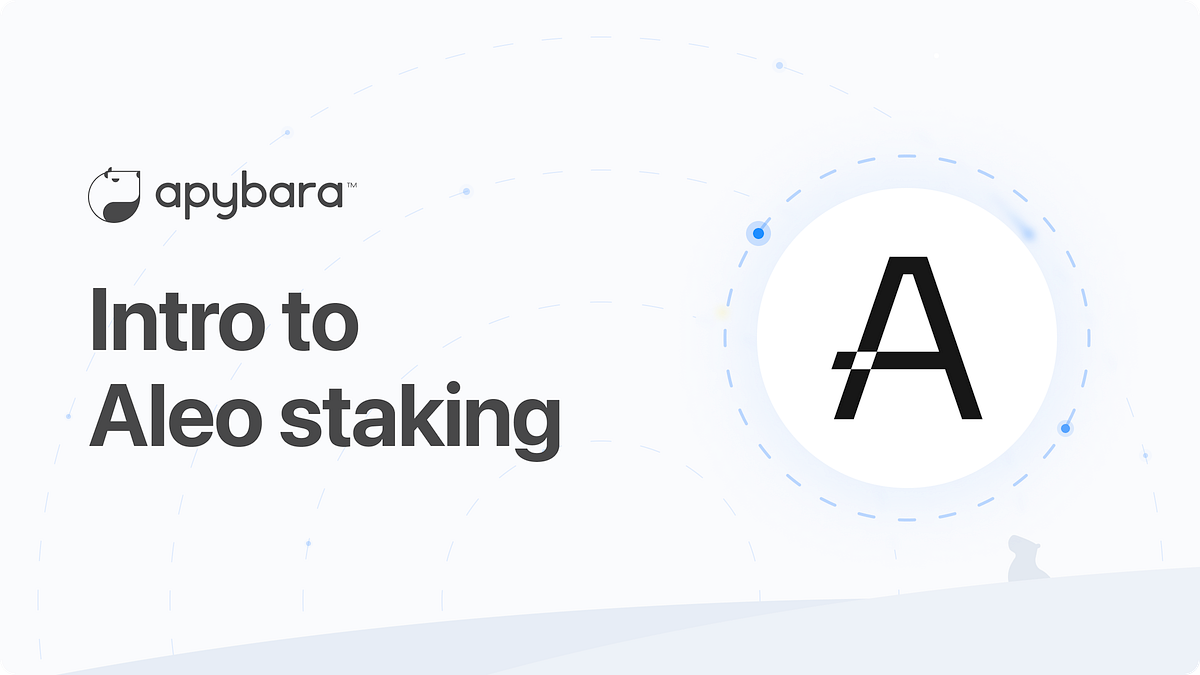 Intro to Aleo staking. Learn about how staking functions on… | by JK |  Apybara | Apybara | Medium