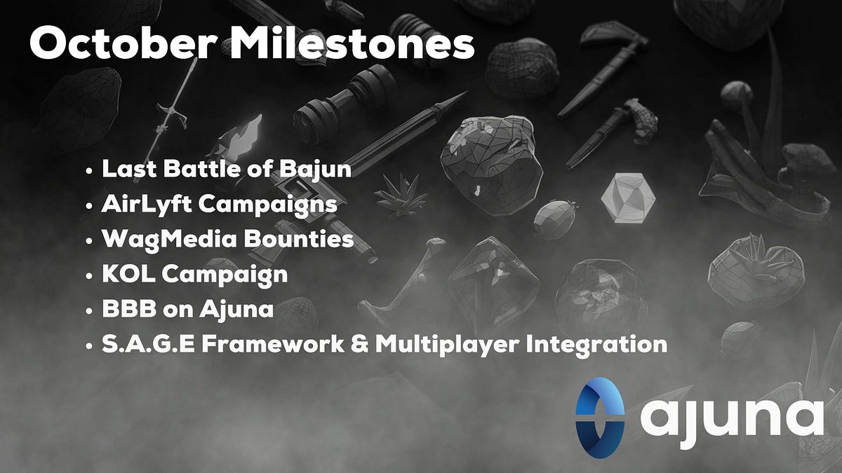 October Milestones: Highlights from Bajun, Ajuna, and Beyond