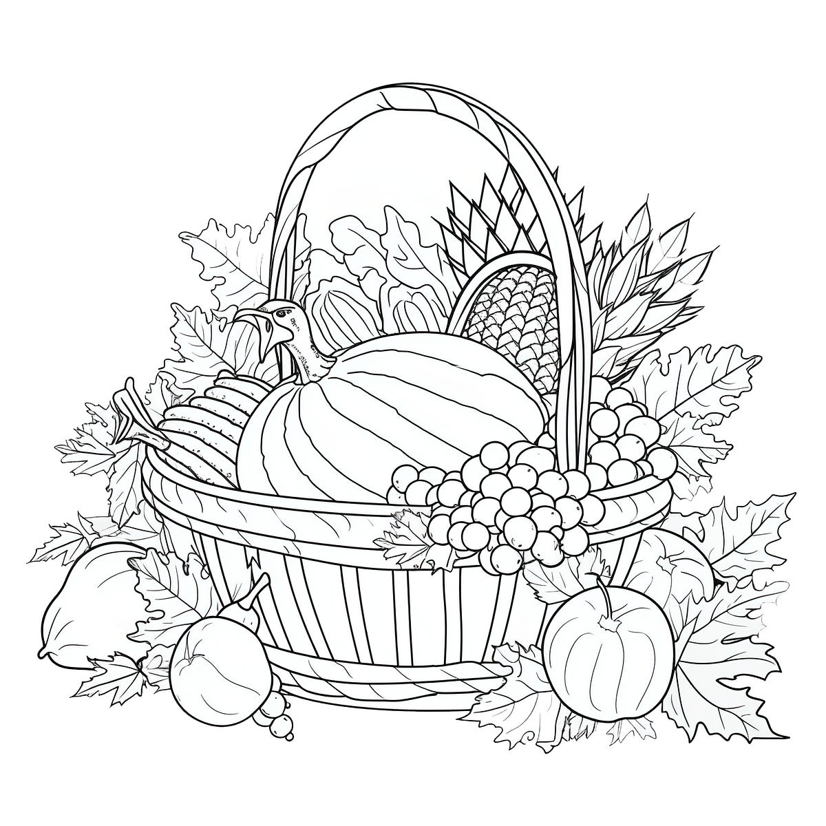 Thanksgiving coloring pages. Thanksgiving is one of the most beloved ...